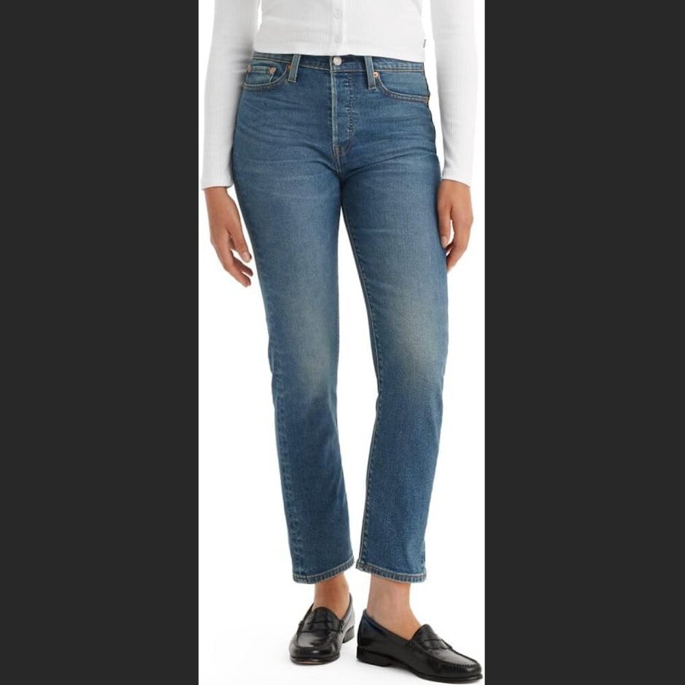 Levi's Wedgie Straight Jeans, Size 24